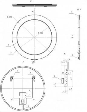 Зеркало с подсветкой La Fenice Terra Cappuccino FNC-02-TER-C-65 70х70 - фото 2