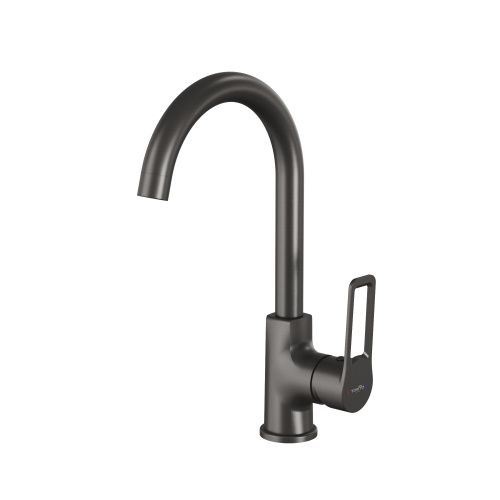 Смеситель для кухни Tokito KOBE TOK-KOB-1013 на мойку вороненая сталь