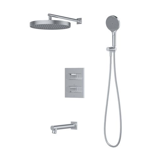 Душевая система Iddis Duna DUNSBSTi68 встраиваемая в стену цвет хром с термостатом