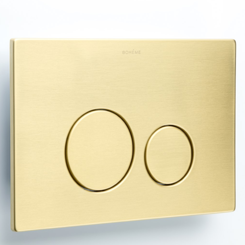 Клавиша смыва механическая Boheme 649-MG цвет золото