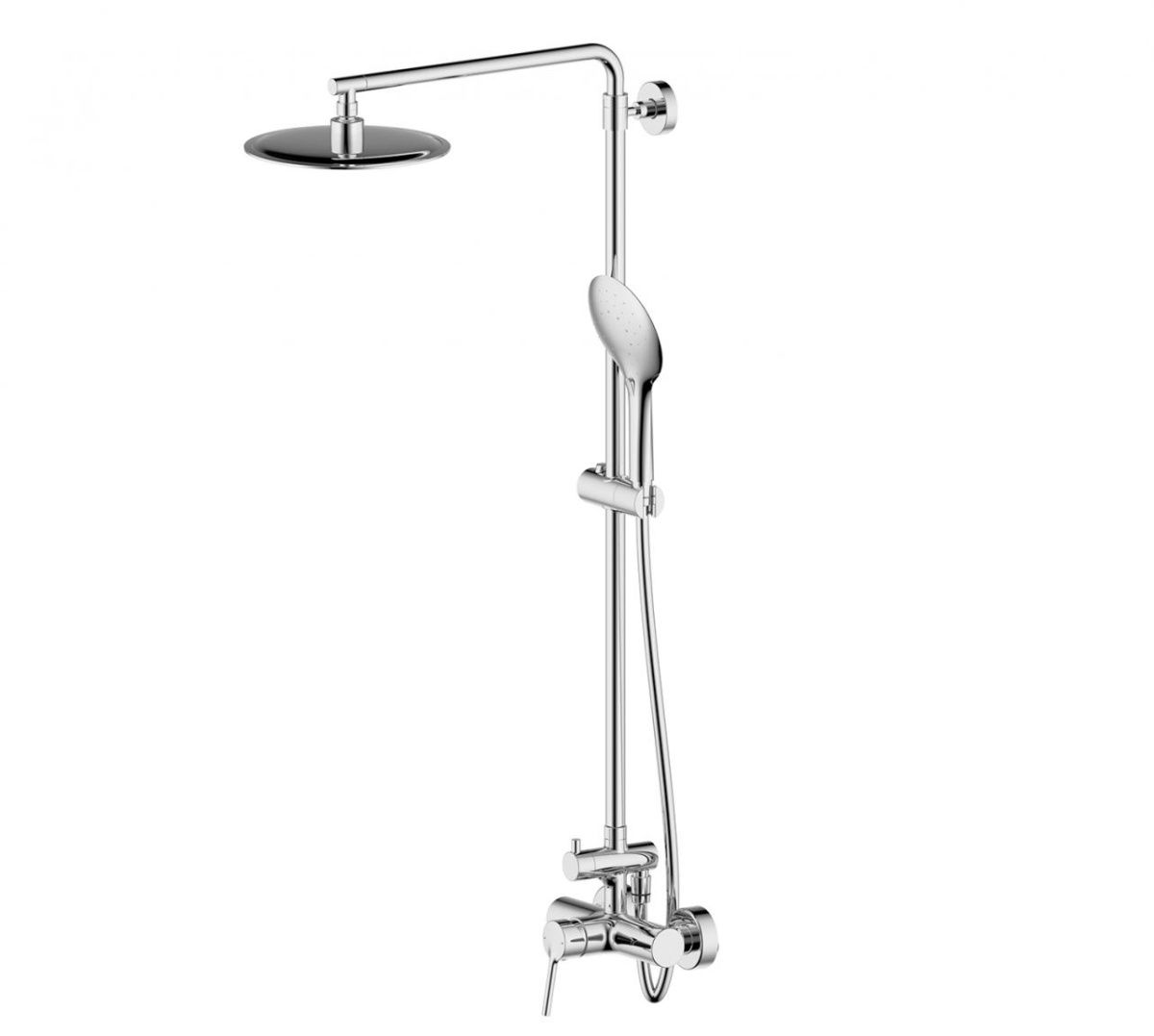 Душевая стойка Bravat Palace F9172217CP-A-RUS настенная цвет хром