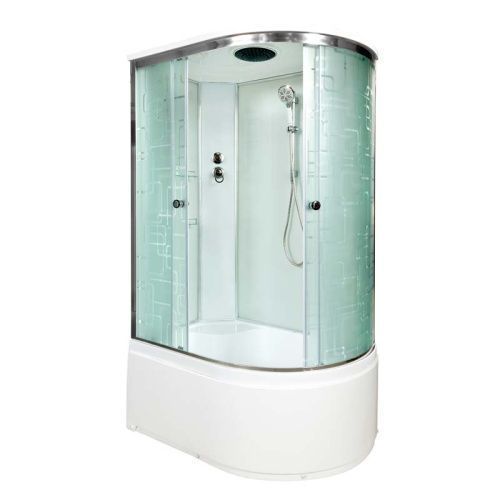 Душевая кабина AvaCan EM5012L 120х90 асимметричная с крышей ориентация левая