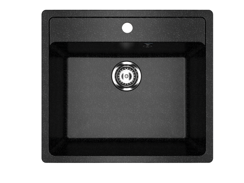Кухонная мойка Ulgran Classic U-104-308 55х50 цвет черный