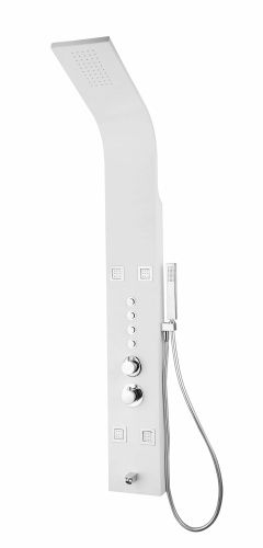 Душевая панель Denberg LT-203 настенная цвет белый с термостатом