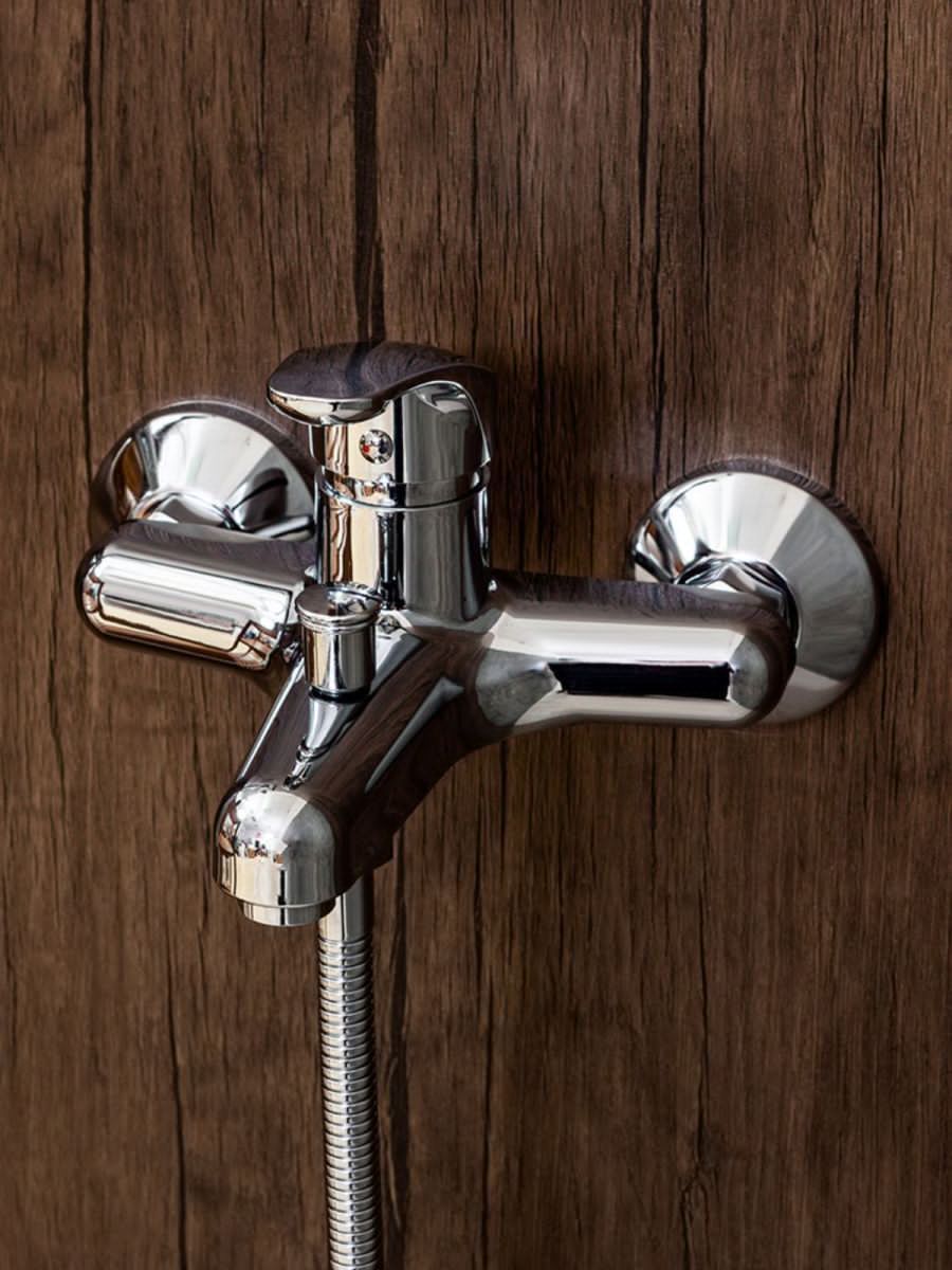 Душевой гарнитур со смесителем OneLife  P01-611cr настенный  хром - фото 5