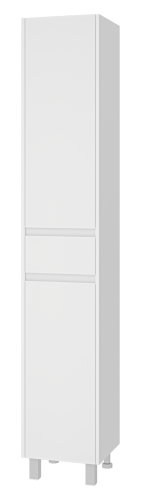 Шкаф-пенал Misty Алиса Э-Али0501-01Л 40х190 напольный цвет белый
