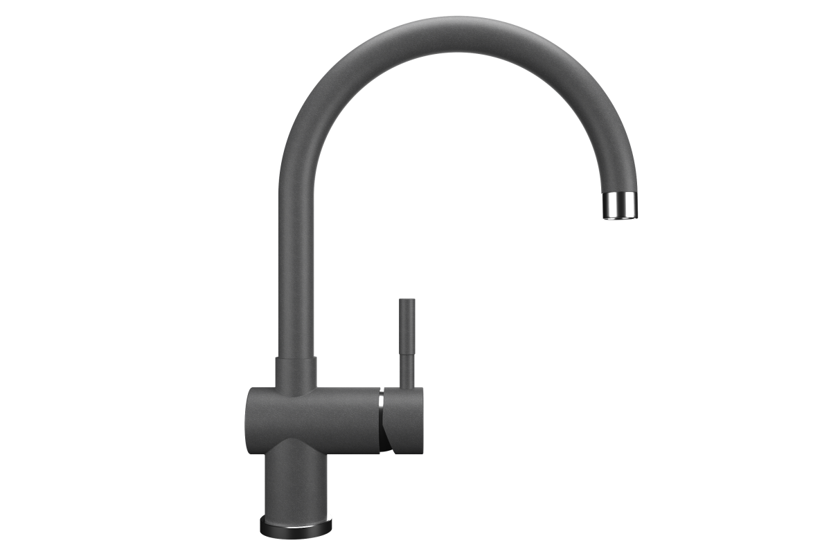 Смеситель для кухни Ulgran Classic U-021-342 на мойку серый