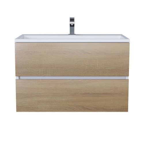 Тумба с раковиной Uperwood Barsa 293020534 80х50 цвет коричневый