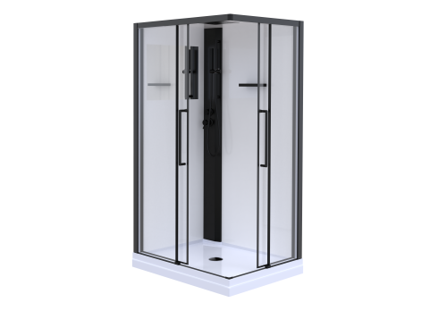 Душевая кабина Esbano MUSE ESKM129CKRR 120х90 прямоугольная с крышей ориентация правая