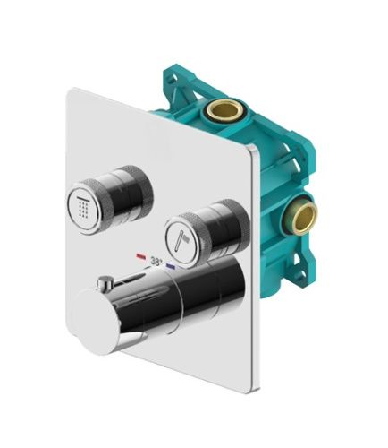 Смеситель для душа Plumberia Selection Psbox KITPSB2902CR встраиваемый в стену хром