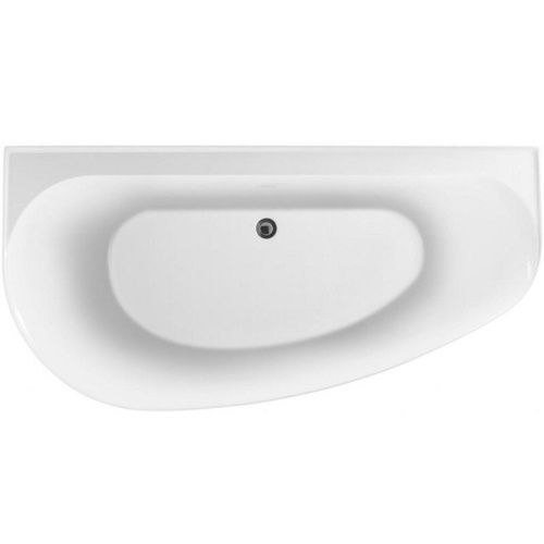 Ванна акриловая Allen Brau Priority 138678B-MW 160х80 пристенная асимметричная с ножками