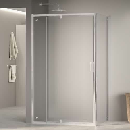 Душевой уголок RGW Passage 350807881-11 110х80 стекло прозрачное профиль хром без поддона