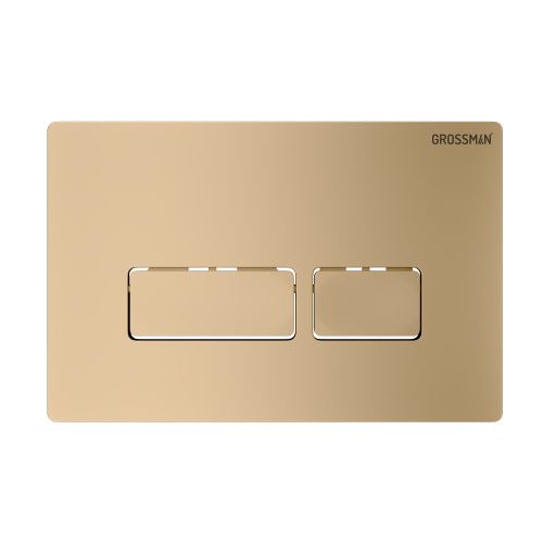 Клавиша смыва механическая Grossman Pragma 700.K31.03.310.310 цвет золото