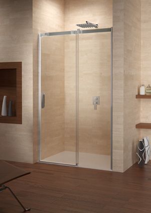 Душевая дверь Riho OCEAN G006003120 140х195 стекло прозрачное профиль хром