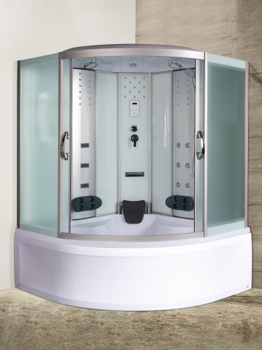 Душевой бокс River TEMZA 10000002238 150х150 стекло матовое профиль хром