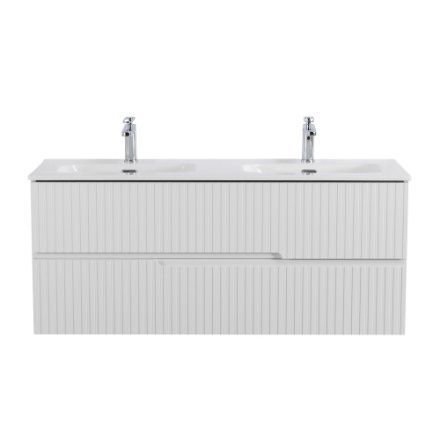 Тумба под раковину Cezares DUET DUET-N-1200-2C-SO-2-BL 120х50 подвесная цвет белый