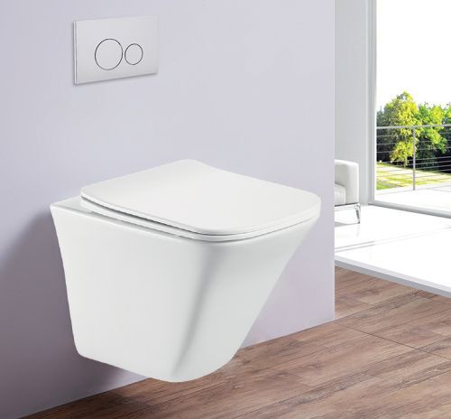 Унитаз подвесной Esbano LUCHENA-C ESUPLUCHCW белый с сиденьем микролифт безободковый каскадный смыв