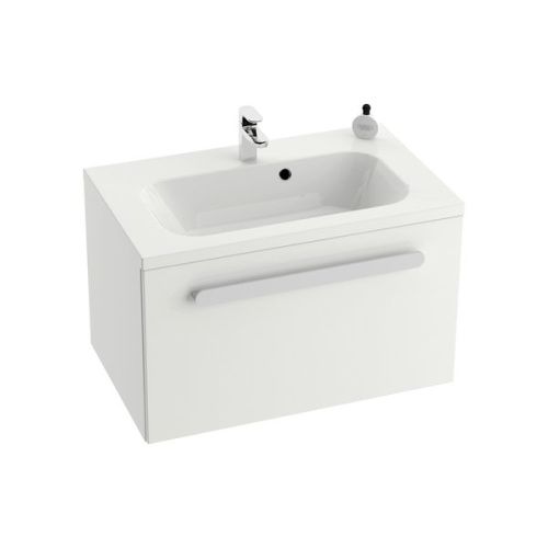 Тумба под раковину Ravak X000000534 80х50 подвесная цвет белый