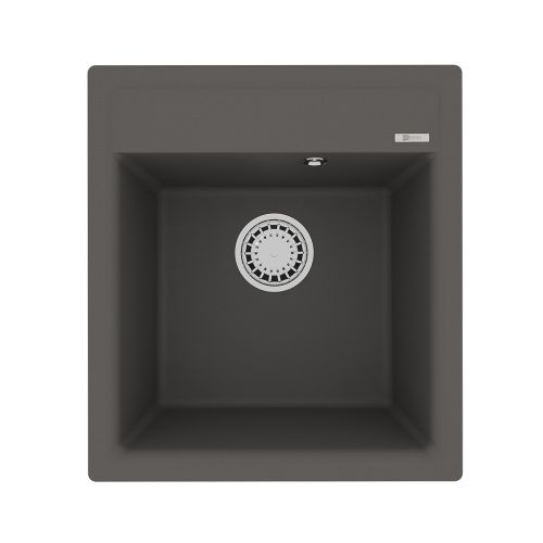 Кухонная мойка LeMark Hanka 450 9910011 45х50 цвет серый поверхность матовая