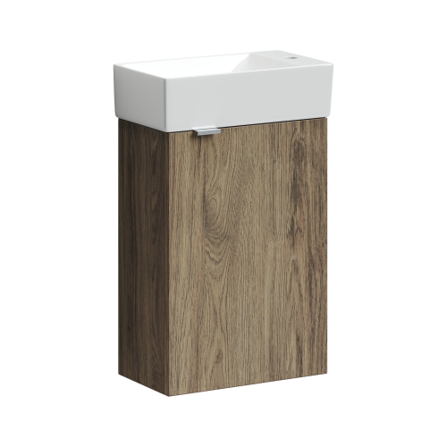 Тумба под раковину Sancos Mini MN35ECHR 40х20 подвесная цвет коричневый