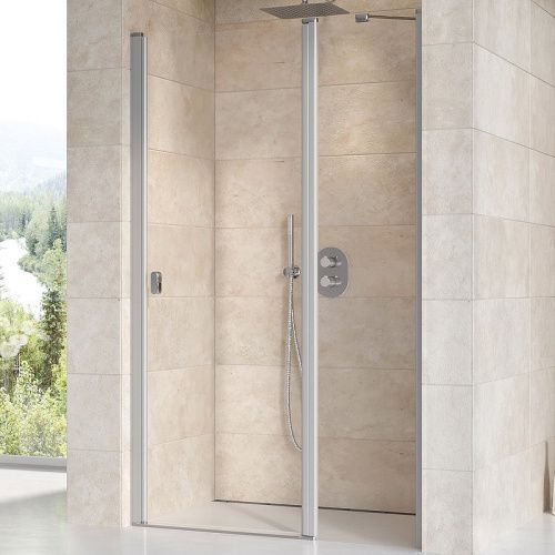 Душевая дверь Ravak CHROME 0QVACU00Z1 100х195 стекло прозрачное профиль сатин