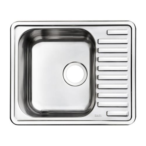 Кухонная мойка Iddis Strit STR58SDi77 60х50 цвет серый поверхность глянцевая