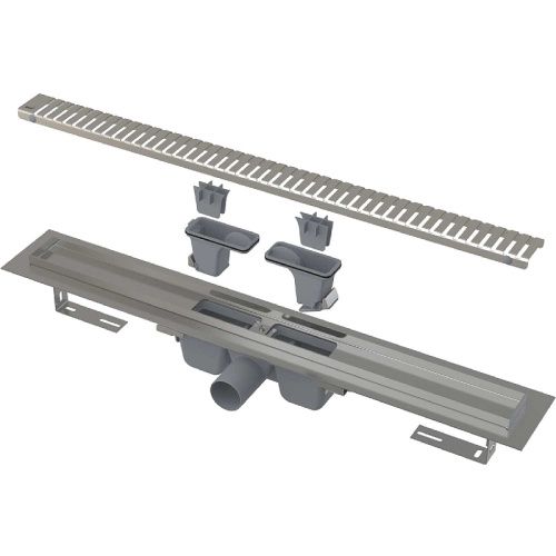 Душевой лоток Alcadrain APZ1Smart-Line-550 55х5 серый