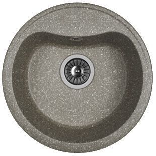 Кухонная мойка Dr.Gans Дора 25.015.B0435.407 45х45 цвет черный поверхность матовая