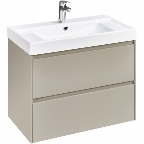 Тумба под раковину Roca Ona A857630510 80х50 подвесная цвет бежевый