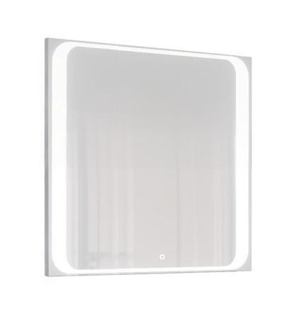 Зеркало с подсветкой Jorno MODUL Mоl.02.77/W 90х90 подвесное