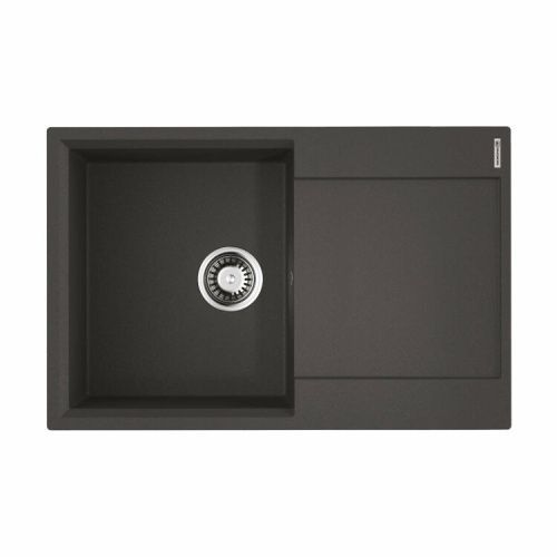 Кухонная мойка Omoikiri Daisen 4993327 80х50 цвет черный поверхность матовая