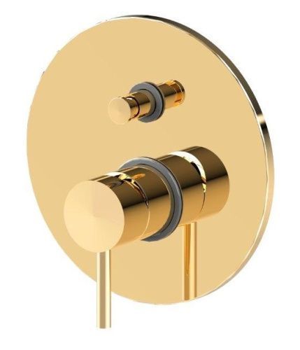 Смеситель для ванны с душем Paffoni Light LIG015HG встраиваемый в стену золото