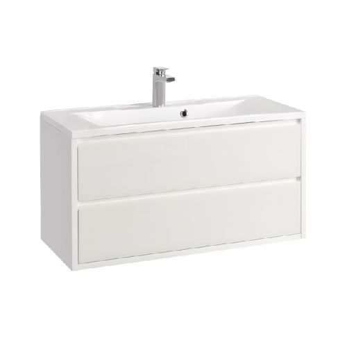 Тумба под раковину Aquaton Римини 1A232801RN010 100х40 подвесная цвет белый