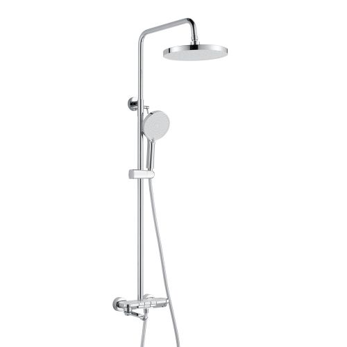 Душевая стойка Shevanik S4726 настенная цвет хром