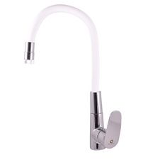 Смеситель для кухни RavSlezak AMUR AM719.5/11B на мойку белый