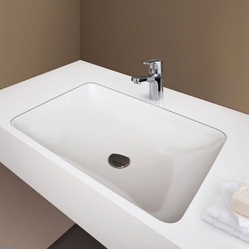 Раковина керамическая Laufen Pro 8.1196.5.000.109.1 60 см встраиваемая цвет белый без отверстий под смеситель