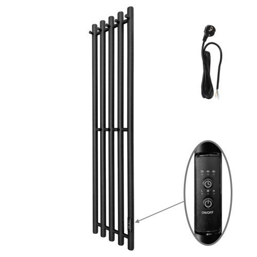 Полотенцесушитель электрический Маргроид Inaro Inaro-12024-1049-9005R 25х120 черный