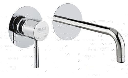 Смеситель для раковины Fiore Xenon 44CR7547 встраиваемый в стену хром