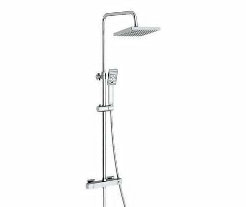 Душевая стойка Wasserkraft A15502 настенная цвет хром с термостатом