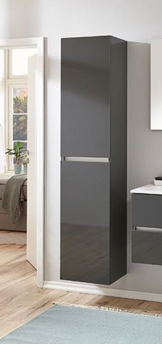 Шкаф-пенал Marlin 3290fair GHTW4R(286/286) 40х180 подвесной цвет белый