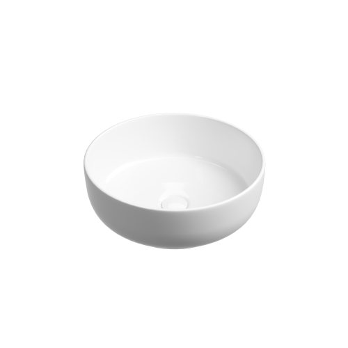 Раковина из сантехнического фарфора Ceramica Nova TAYCAN CN12003 40х40 накладная цвет белый без отверстий под смеситель