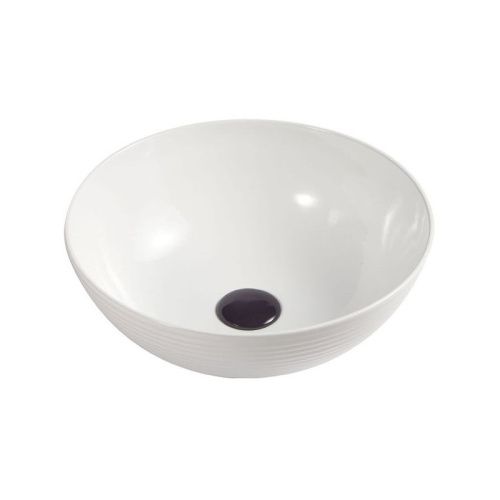 Раковина из сантехнического фаянса Azario XML4004-1-B20 50х50 накладная цвет белый без отверстий под смеситель