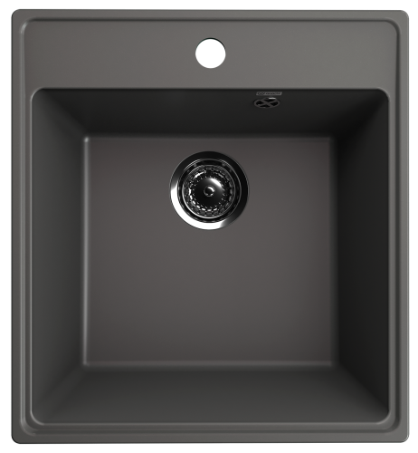 Кухонная мойка Ulgran Quartz Forte 460-09 45х50 цвет серый