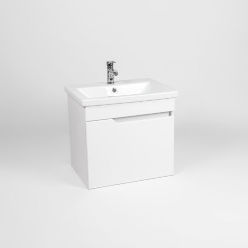 Тумба под раковину Viant Куба VKUB60CO-T1STP 60х40 подвесная цвет белый