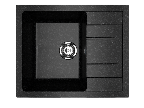Кухонная мойка Ulgran Classic U-607-308 60х50 цвет черный