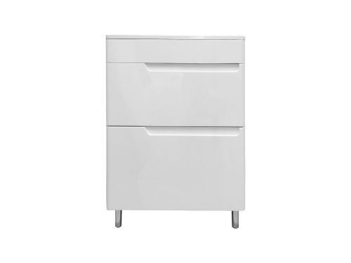 Тумба с раковиной Эстет Kare Luxe ФР-00007072 60х50 напольная цвет белый