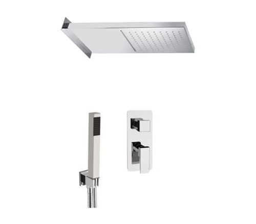 Душевая система Remer Absolute AU93S02SSCA встраиваемая в стену цвет хром