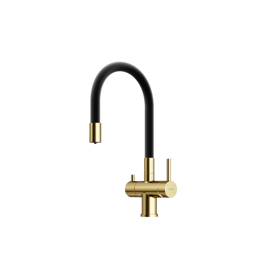 Смеситель для кухни Sancos Lucia SC4004BG на мойку золото