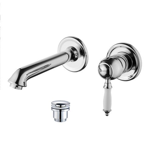 Смеситель для раковины LeMark Villa LM4826C настенный хром