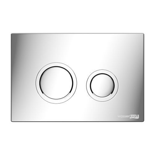 Клавиша смыва механическая Wasserkraft CH01 цвет белый